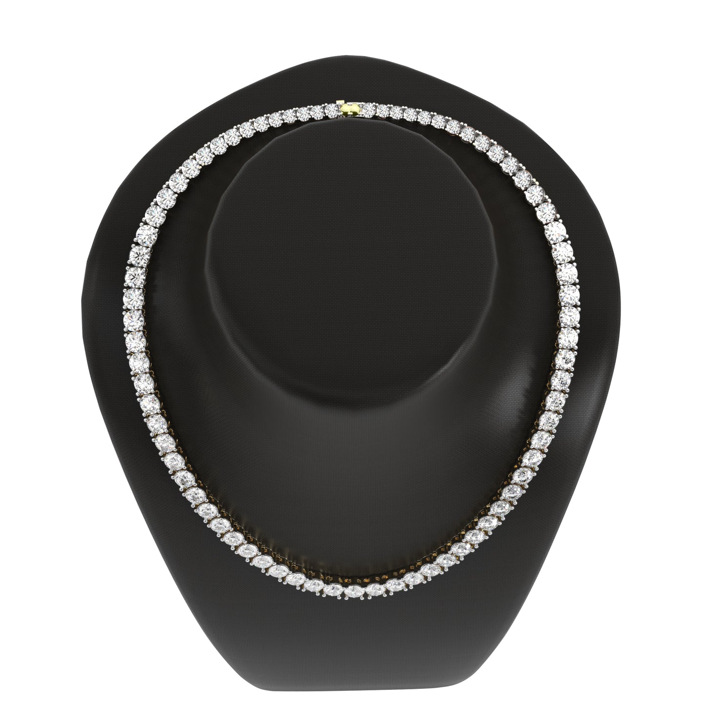 Riviera Lab Grown Diamond Tennis Necklace – EFG Color, VS Clarity, IGI Certified (5–25ctw)