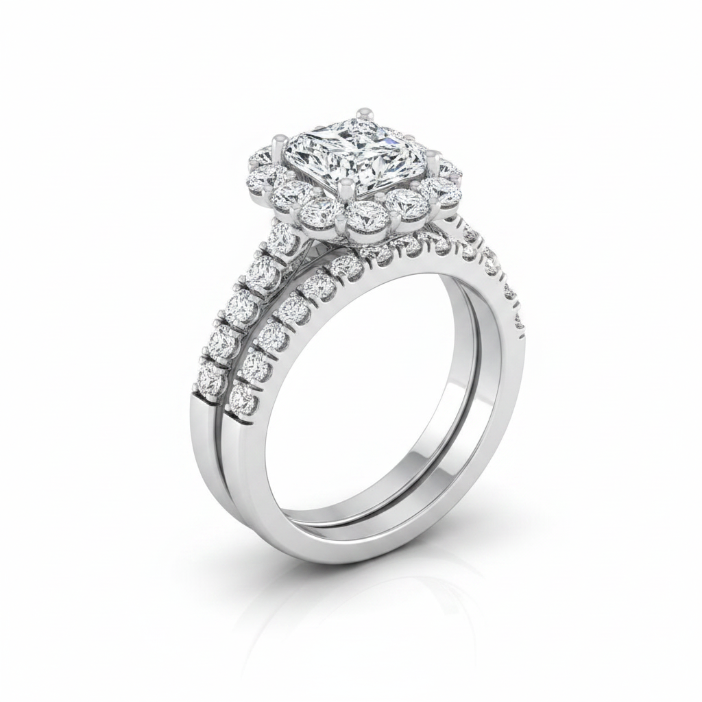 The Alannah Matching Wedding Band, Radiant in Platinum | RockHer