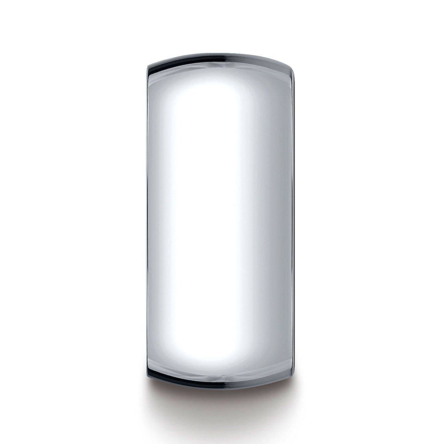 14k Yellow Gold 10mm Slightly Domed Traditional Oval Ring