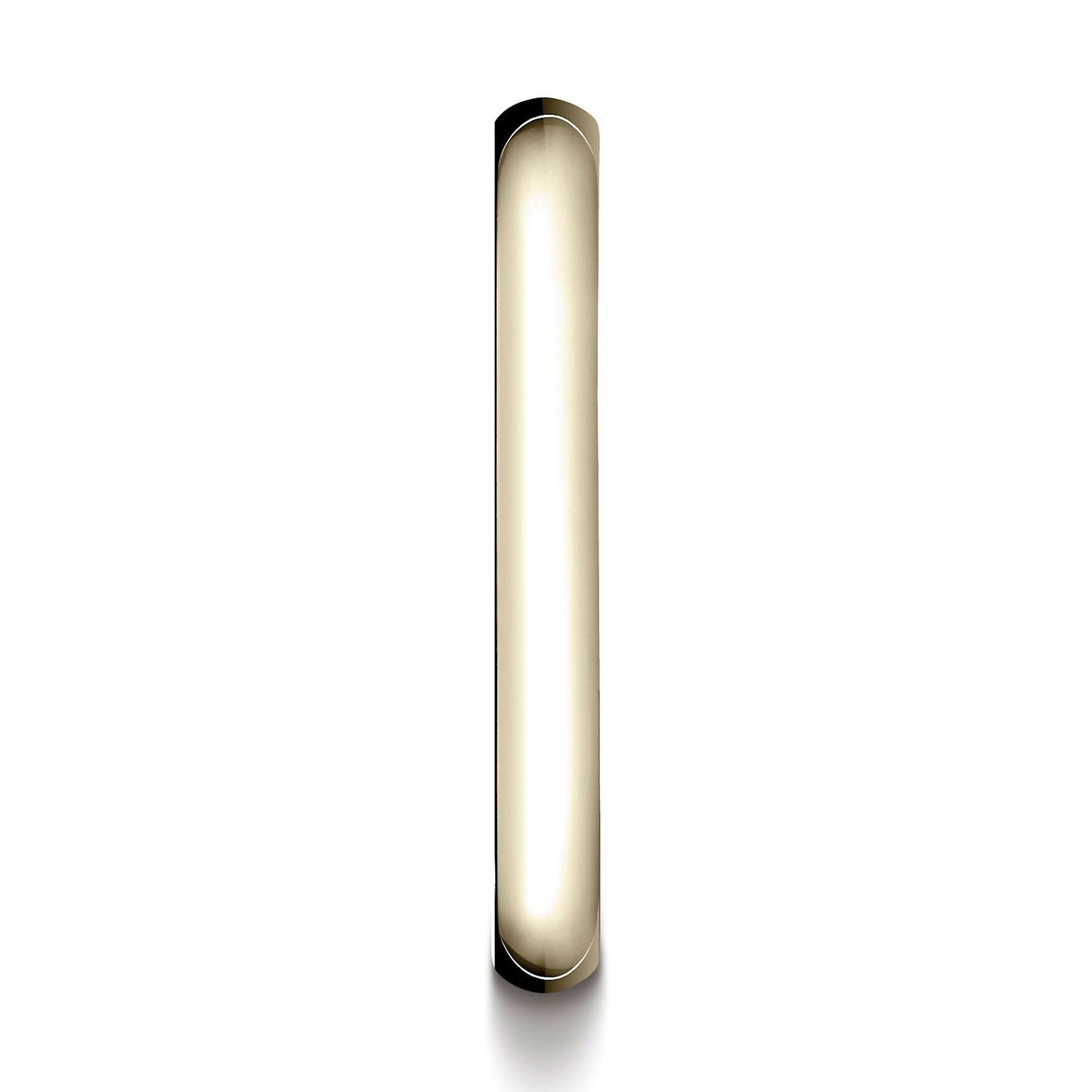 18k Yellow Gold 3mm High Dome Comfort-fit Ring