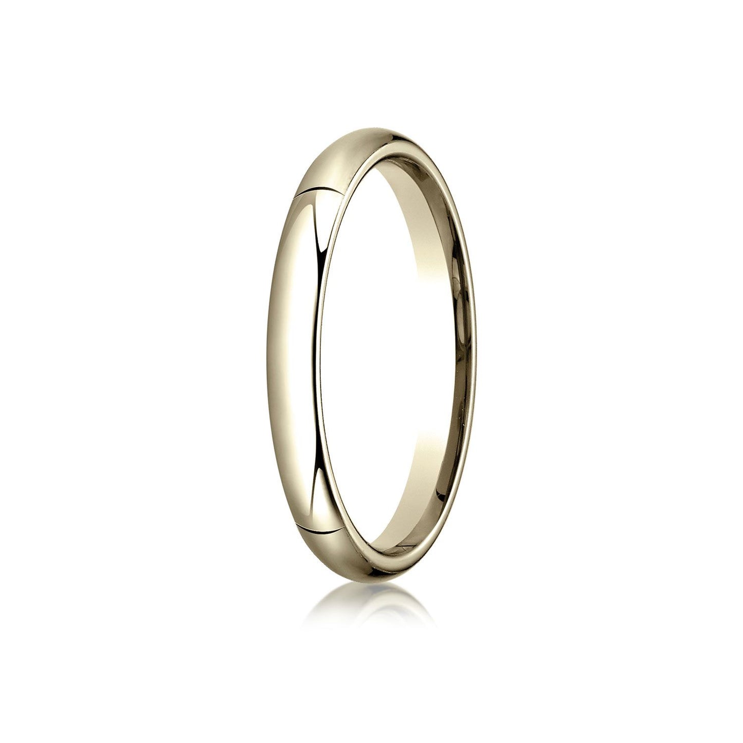 3mm High Dome Comfort-Fit Wedding Band in 18K Yellow Gold