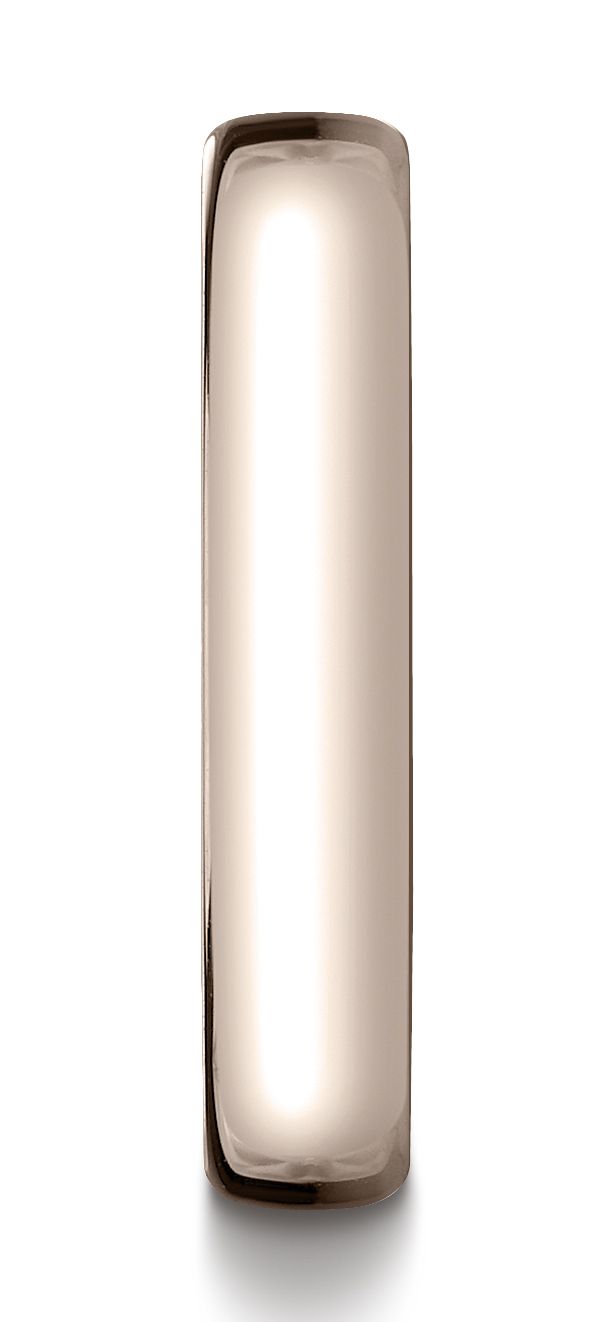 18k Yellow Gold 8mm Flat Comfort-fit Ring