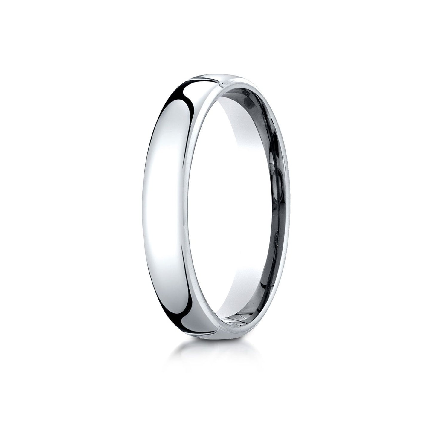 4.5mm Flat Comfort-Fit Wedding Band, in 14K White Gold | RockHer