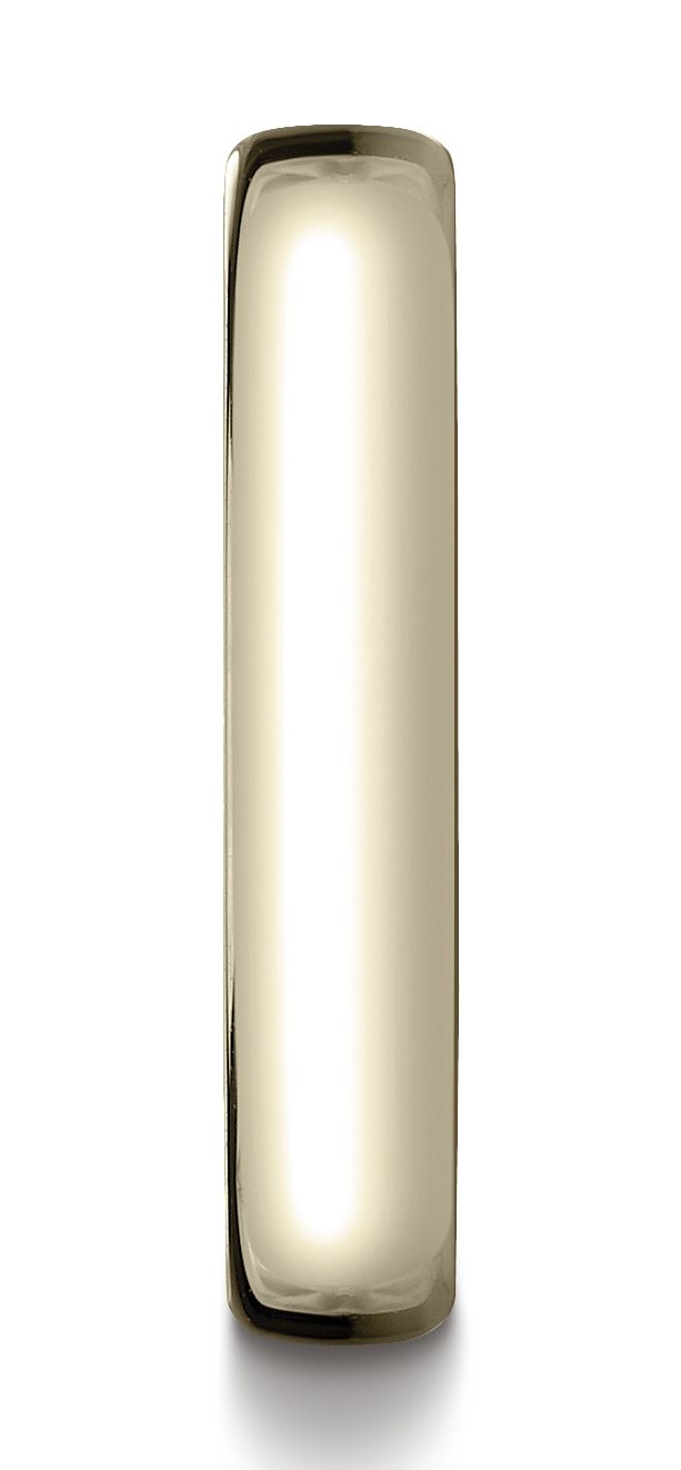 14k Rose Gold 4mm Flat Comfort-fit Ring With Milgrain