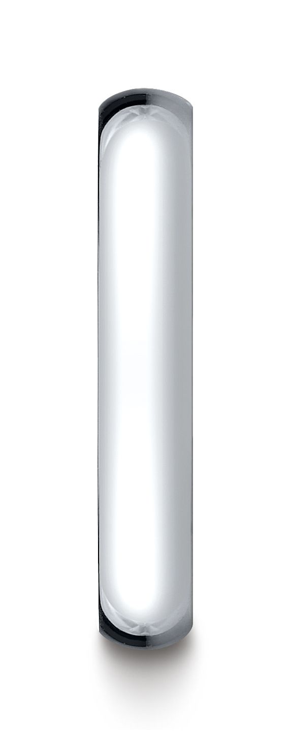 Platinum 4mm Slightly Domed Super Light Comfort-fit Ring