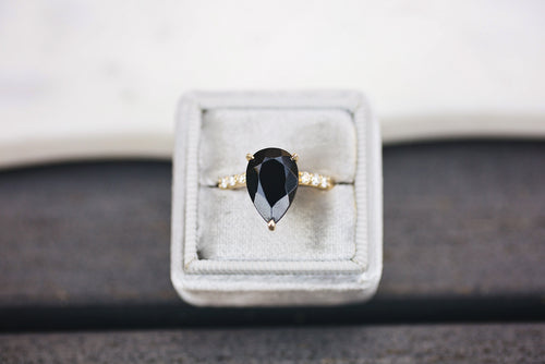 The Symbolism of Engagement Ring with Black Diamond