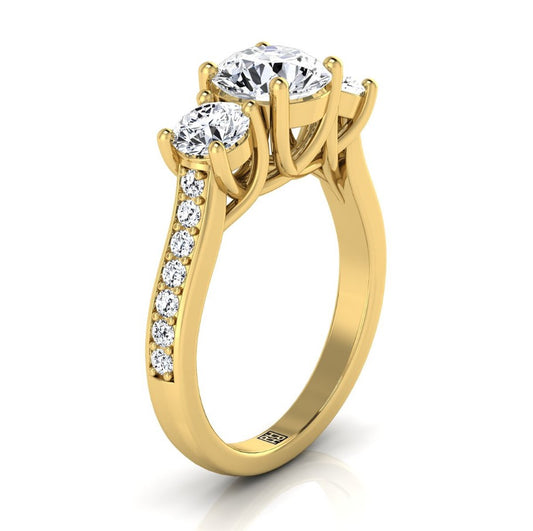 Brilliant Options for 3 Stone Diamond Ring Settings