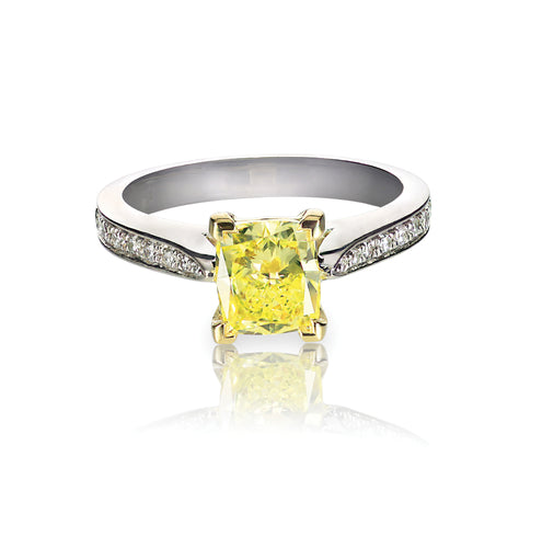 A Helpful Guide to Canary Diamond Engagement Rings – RockHer.com