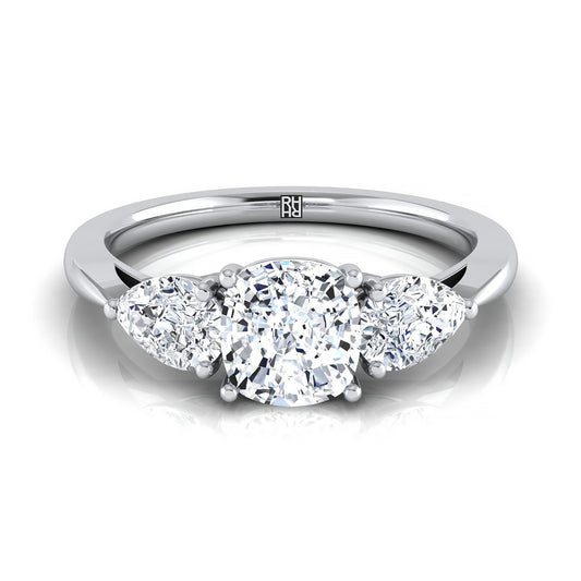 More about a Cushion Shaped Diamond Engagement Ring