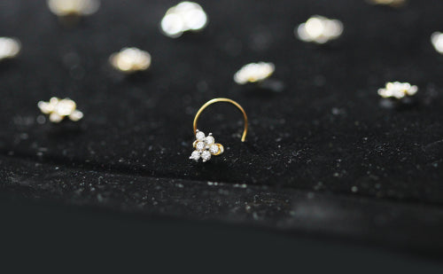 Two Common Settings for Diamond Nose Rings Studs