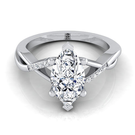 Sound Settings for Marquise Cut Diamond Anniversary Rings
