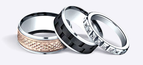 Trendy Designs for Black Band Diamond Rings