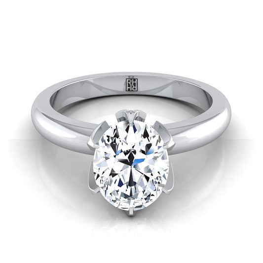 Common Choices for Oval Diamond Ring Setting