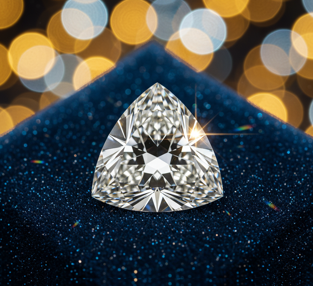 Triangular Diamonds: Modern Brilliance in a Bold Geometric Shape