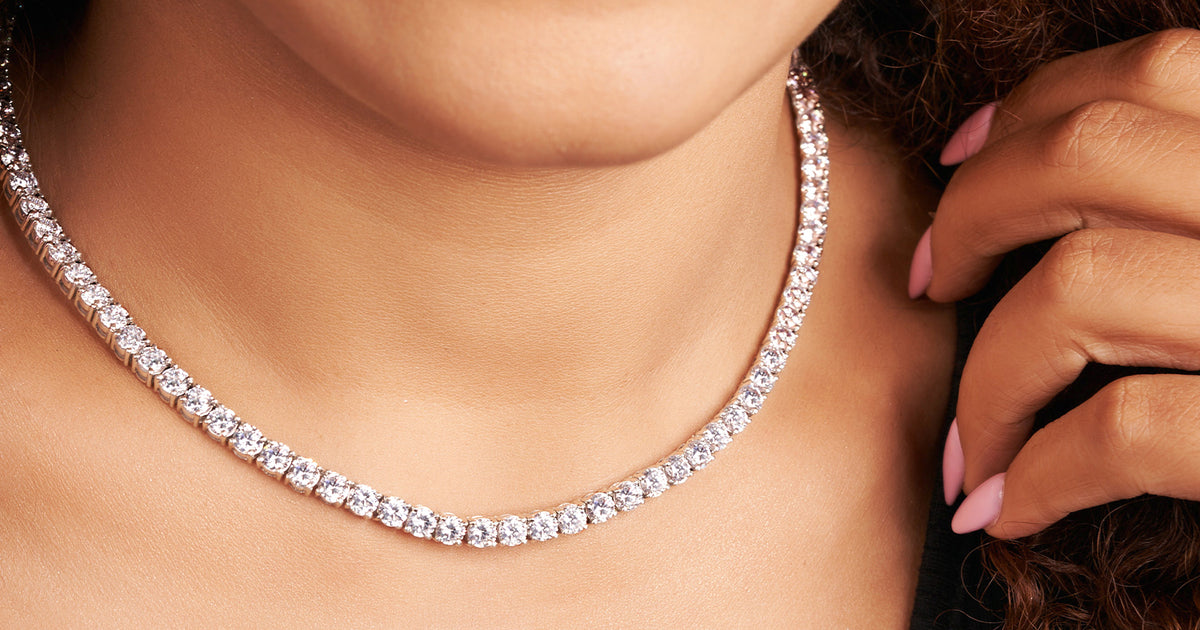 Riviera Lab Grown Diamond Necklace – 5–25ctw, EFG/VS, IGI