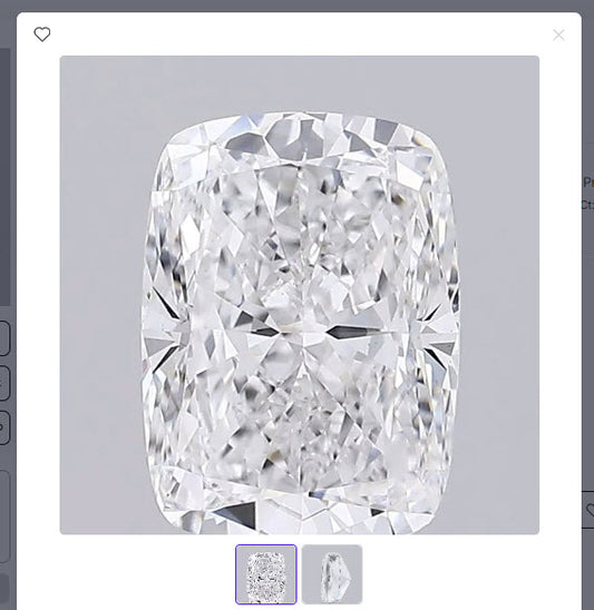 5.01ct Cushion Cut Lab Grown Diamond, D, VS1, IGI LG587320113