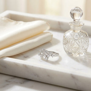 Scattered Diamond Ring in 14K White Gold - lifestyle