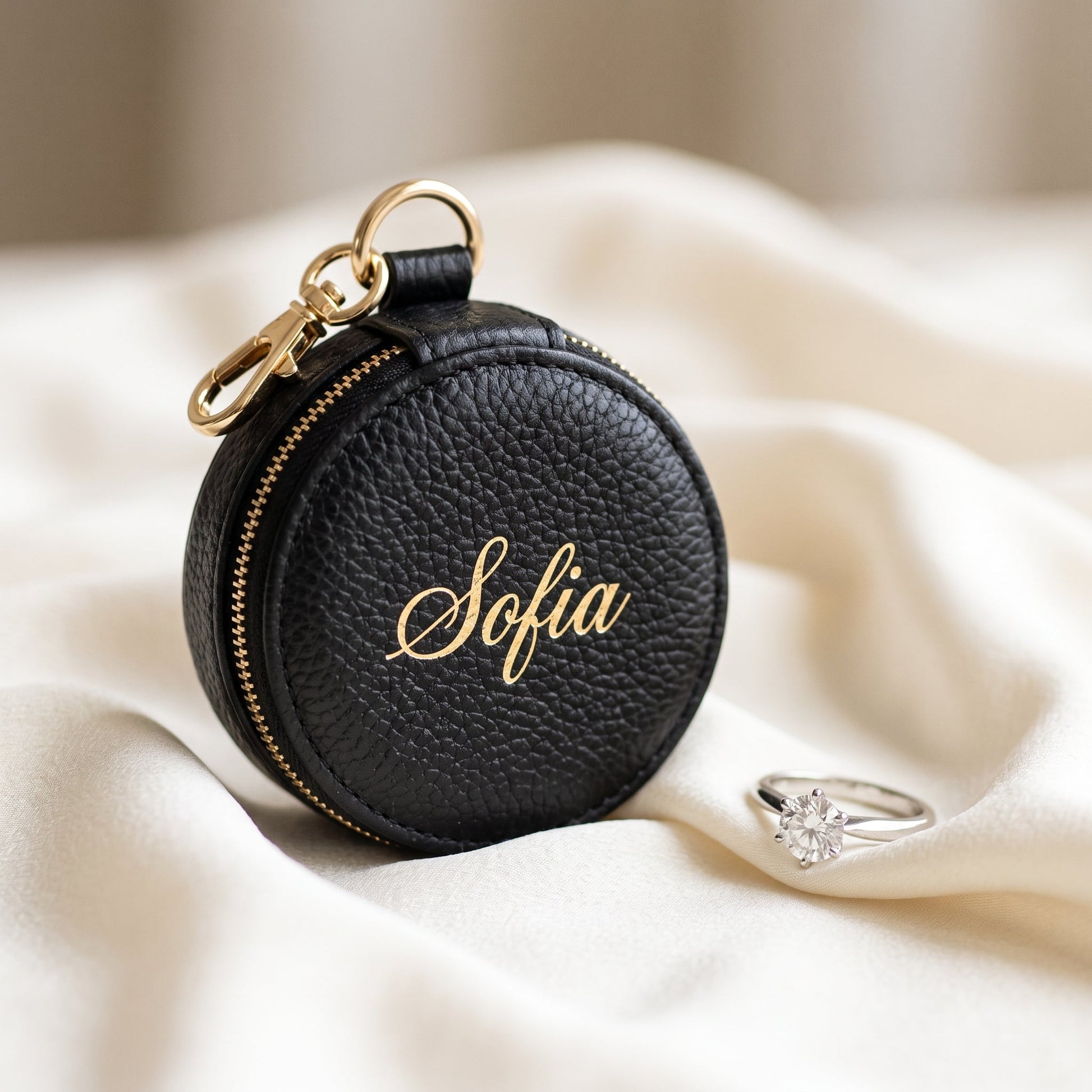 The RockHer Ring Case | Personalized Leather Ring Holder, photo 2 | RockHer