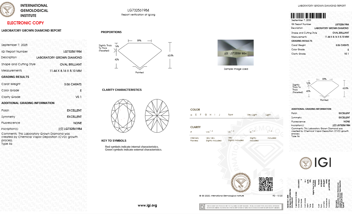 Custom Eartha Two-Tone Engagement Ring — Platinum Head, 14k Yellow Gold Shank, Size 6 (w/ 3.06ct E VS1 Oval)