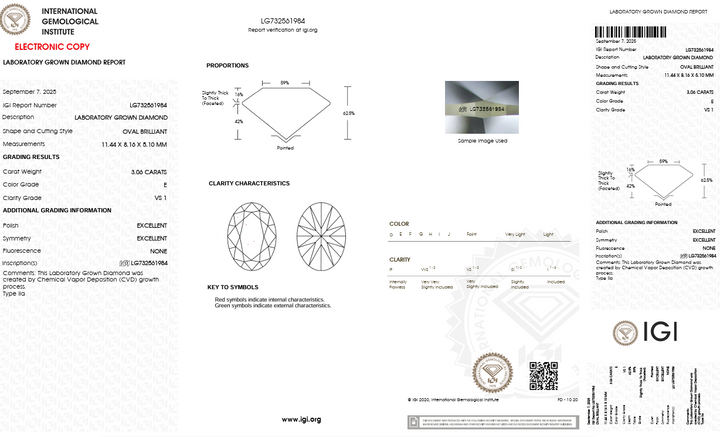 Custom Eartha Two-Tone Engagement Ring — Platinum Head, 14k Yellow Gold Shank, Size 6 (w/ 3.06ct E VS1 Oval)