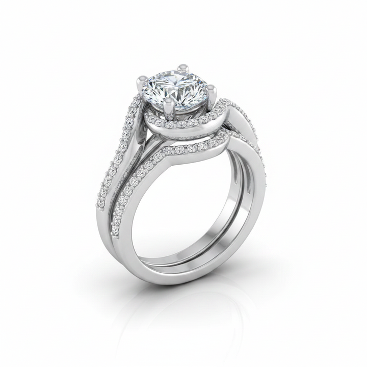The Adelaide Matching Wedding Band, Round in Platinum | RockHer