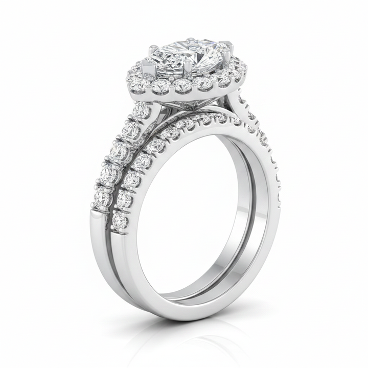 The Alannah Matching Wedding Band, Marquise in Platinum | RockHer