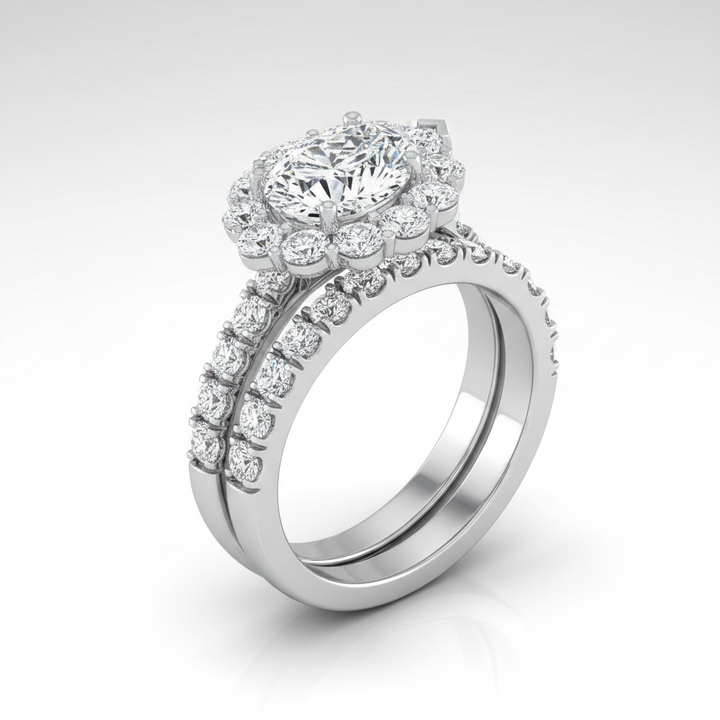 The Alannah Matching Wedding Band, Pear in Platinum | RockHer