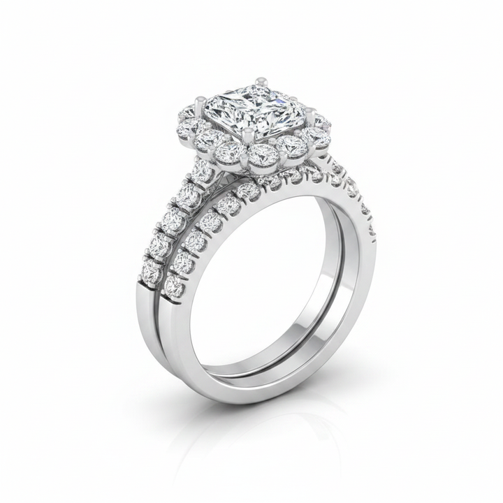 The Alannah Matching Wedding Band, Radiant in Platinum | RockHer