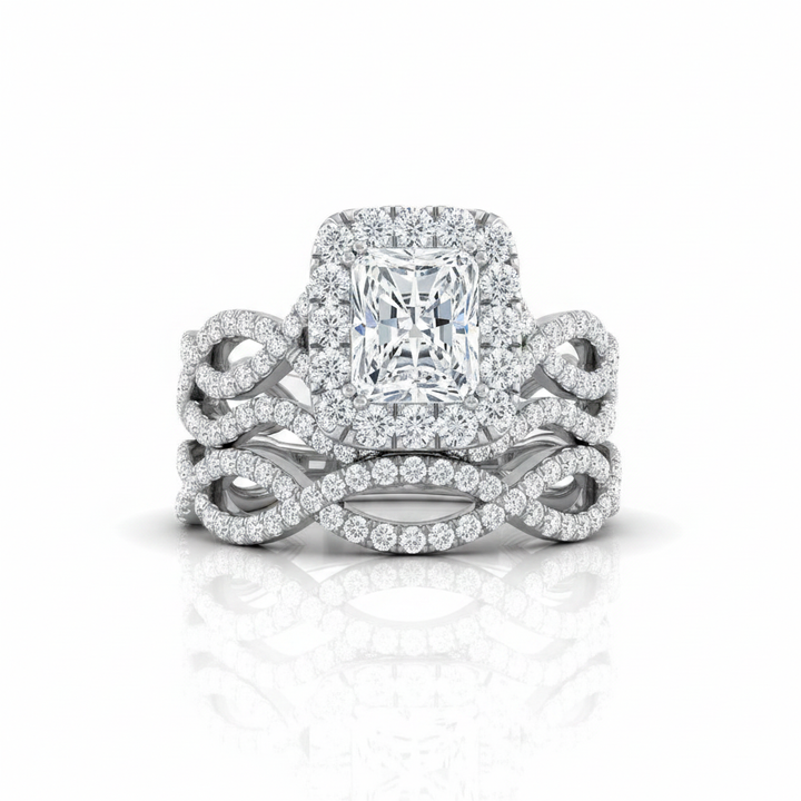 The Annie Matching Wedding Band, Radiant in Platinum | RockHer