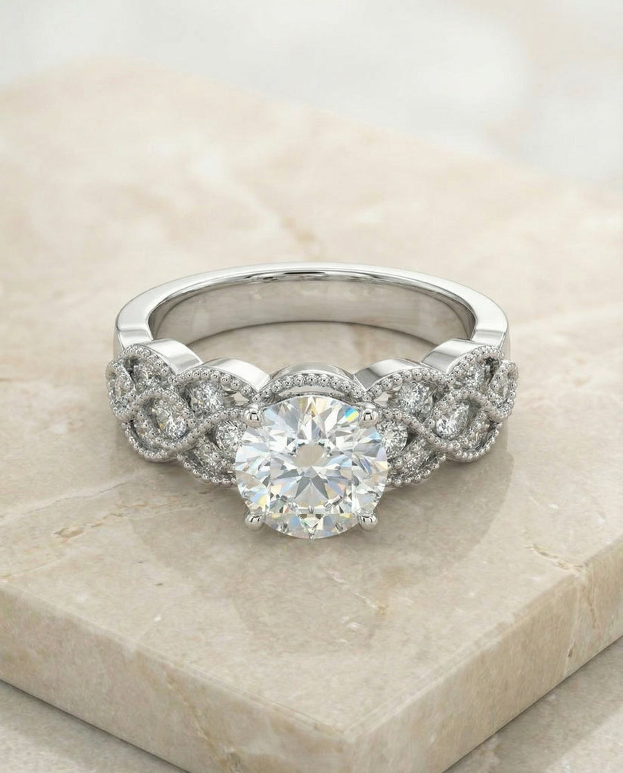 The Mae Select Engagement Ring, made to order in our Los Angeles atelier