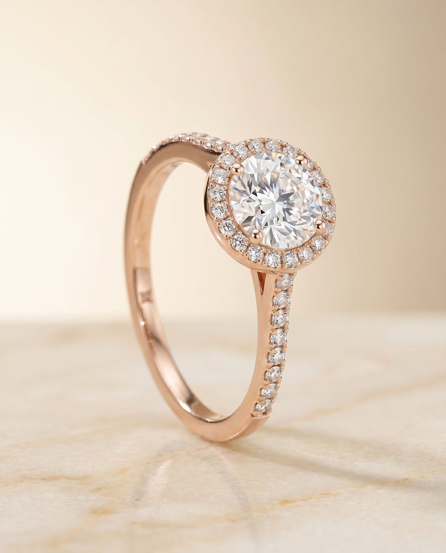 The Taylor Engagement Ring, made to order in our Los Angeles atelier