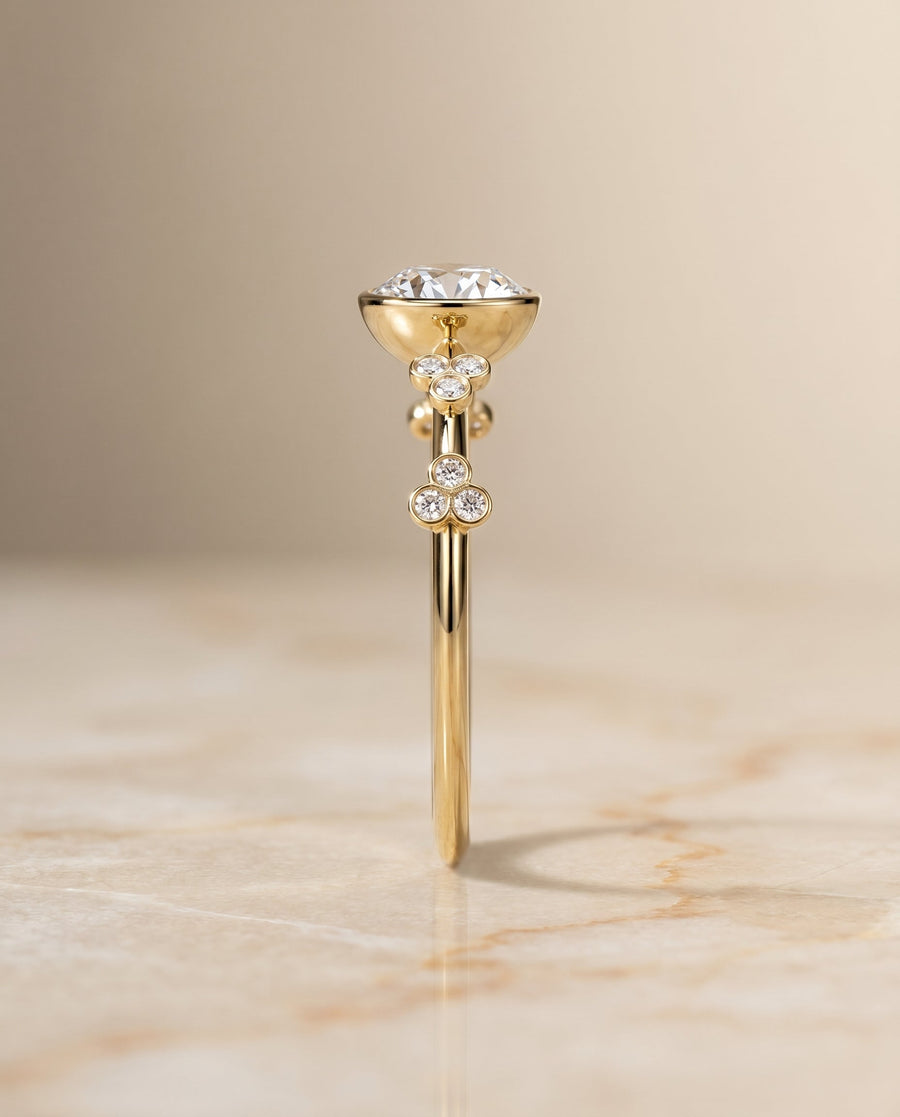 The Miley Select Engagement Ring, made to order in our Los Angeles atelier