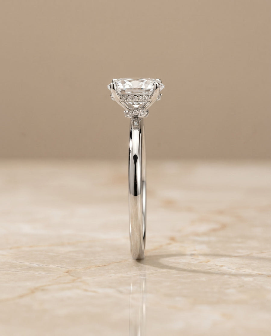 The Dolly Select Engagement Ring, made to order in our Los Angeles atelier