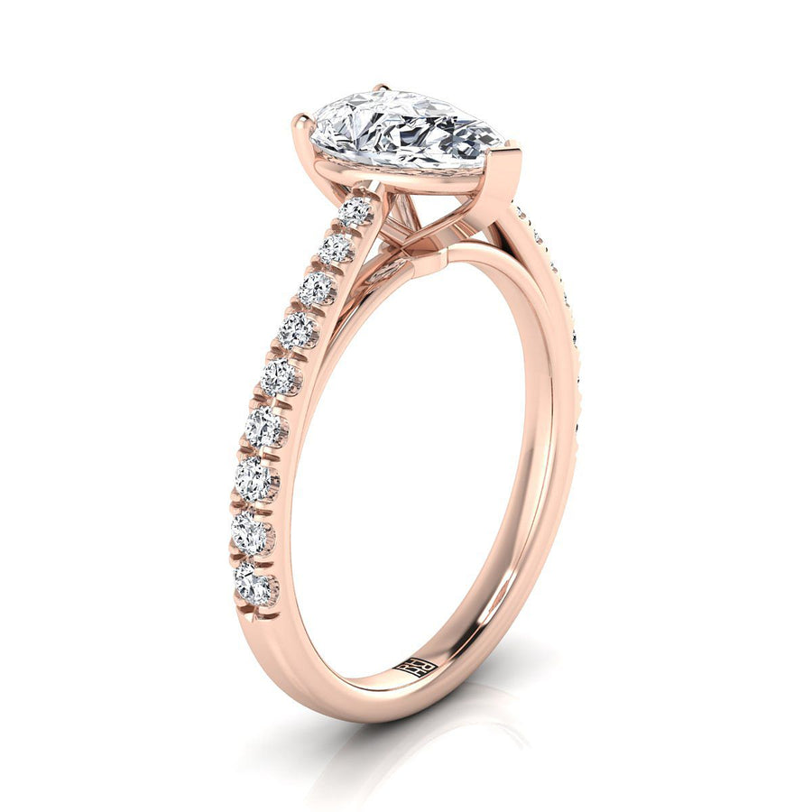 The Donna Select Engagement Ring, made to order in our Los Angeles atelier