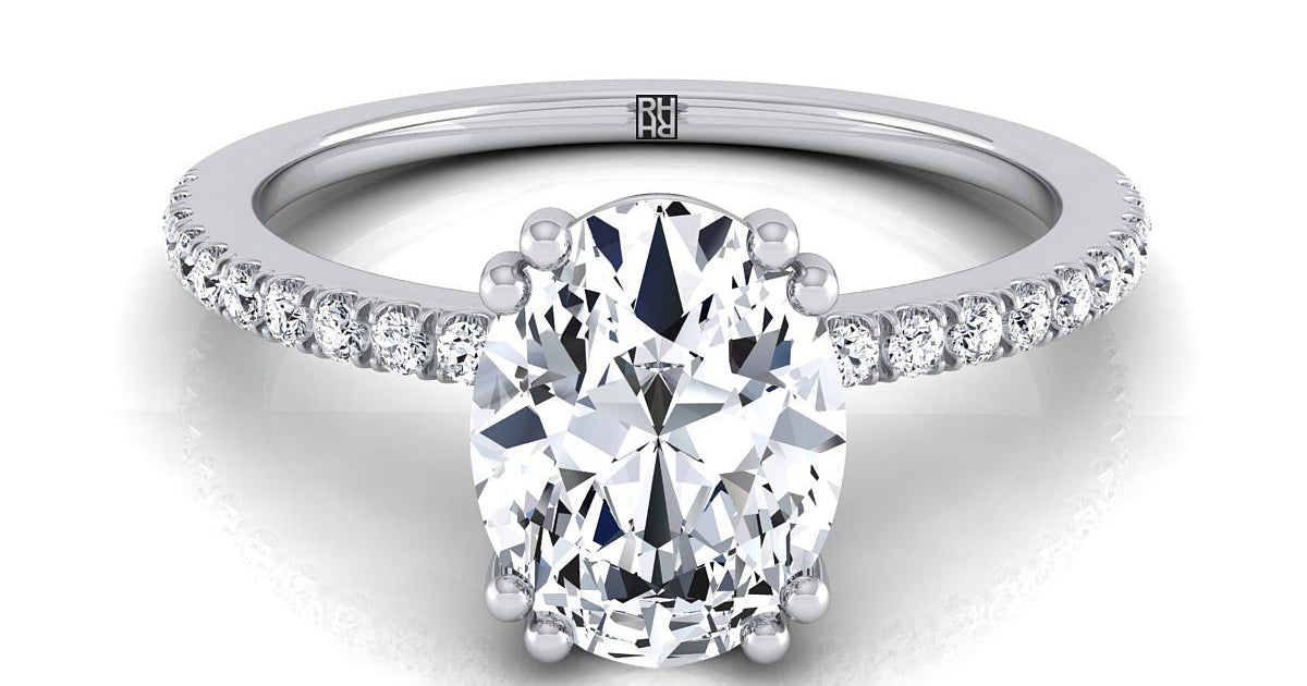 Kelly Rohrbach Rings Kelly Engagement Ring Setting, 18K White Gold | RockHer