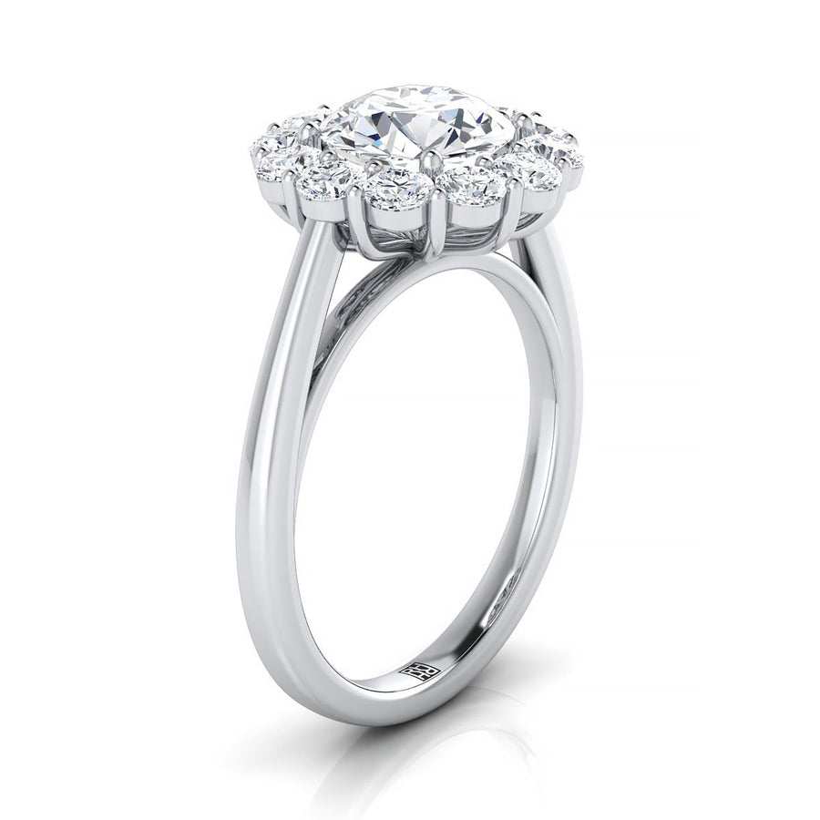 The Faith Engagement Ring, made to order in our Los Angeles atelier