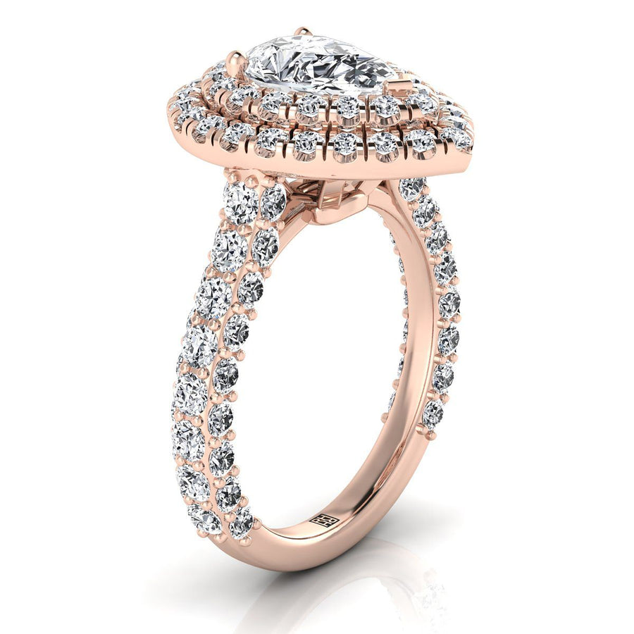 The Dinah Engagement Ring, made to order in our Los Angeles atelier