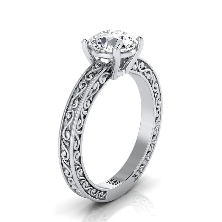 The Veronica Engagement Ring, made to order in our Los Angeles atelier