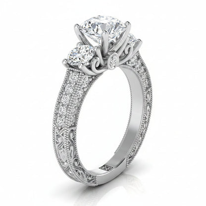 RockHer atelier photo of The Rosie Select engagement ring in Platinum