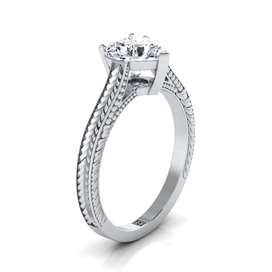 The Aida Engagement Ring, made to order in our Los Angeles atelier