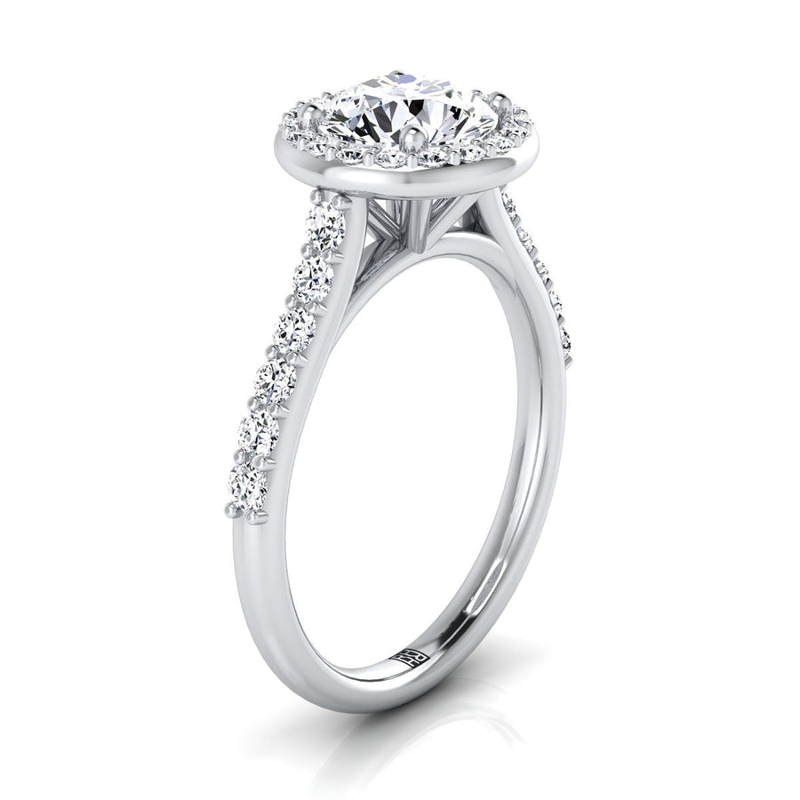 The Alicia Engagement Ring, made to order in our Los Angeles atelier