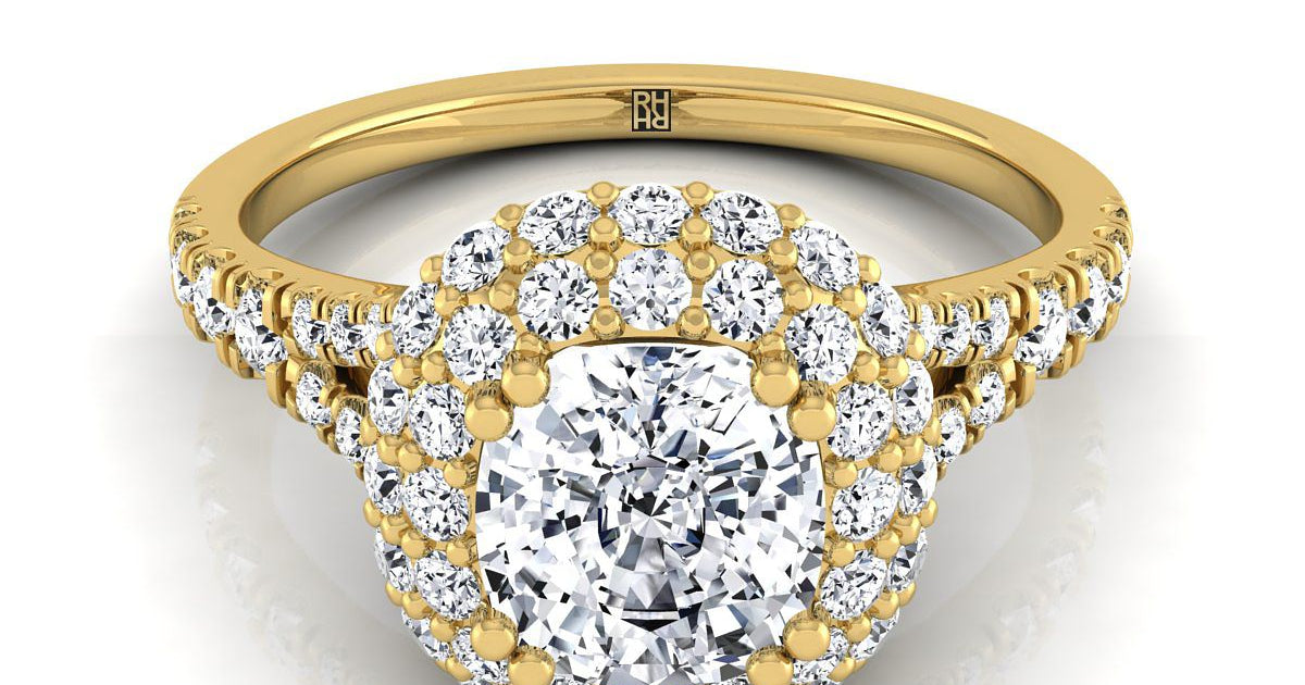 Betty Select Lab Diamond Engagement Ring 18K Yellow Gold | RockHer