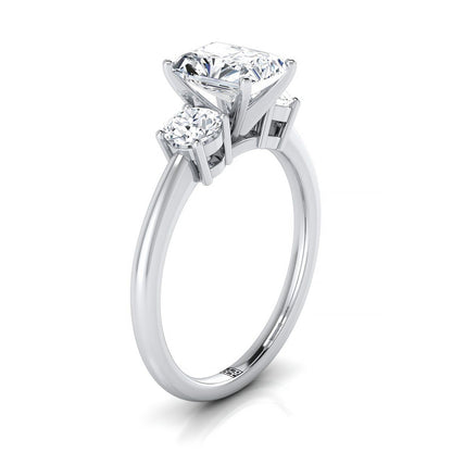 The Anita Select Three Stone Engagement Ring with Lab Diamond in Platinum - view 2