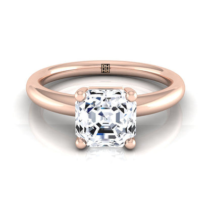 The Tori Select Solitaire Engagement Ring with Lab Diamond in 14K Rose Gold - view 1