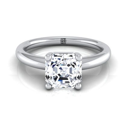 The Tori Select Solitaire Engagement Ring with Lab Diamond in 18K White Gold - view 1