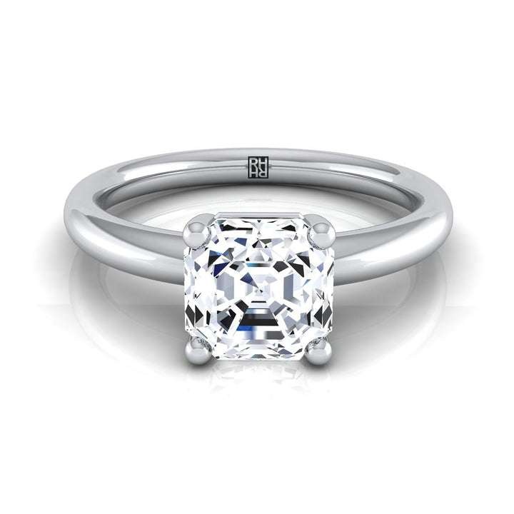 The Tori Select Solitaire Engagement Ring with Lab Diamond in Platinum - view 1