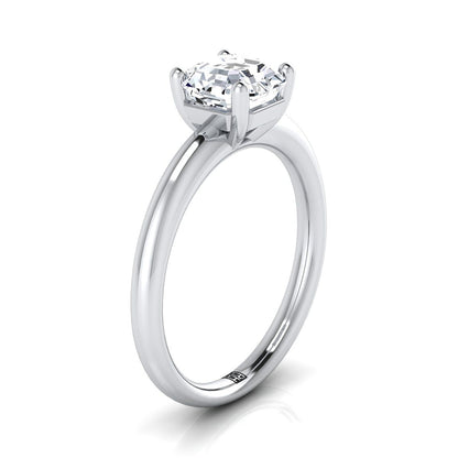 The Tori Select Solitaire Engagement Ring with Lab Diamond in Platinum - view 2