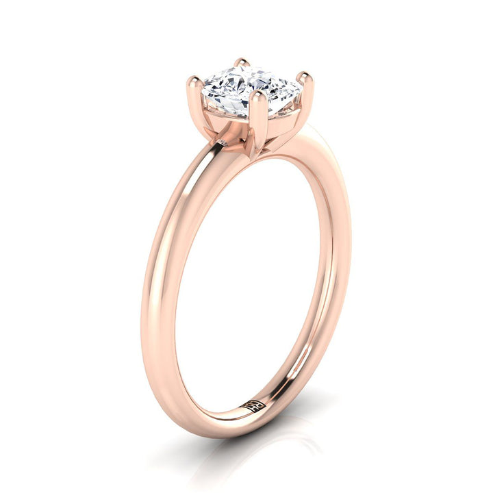 The Tori Select Solitaire Engagement Ring with Lab Diamond in 14K Rose Gold - view 2