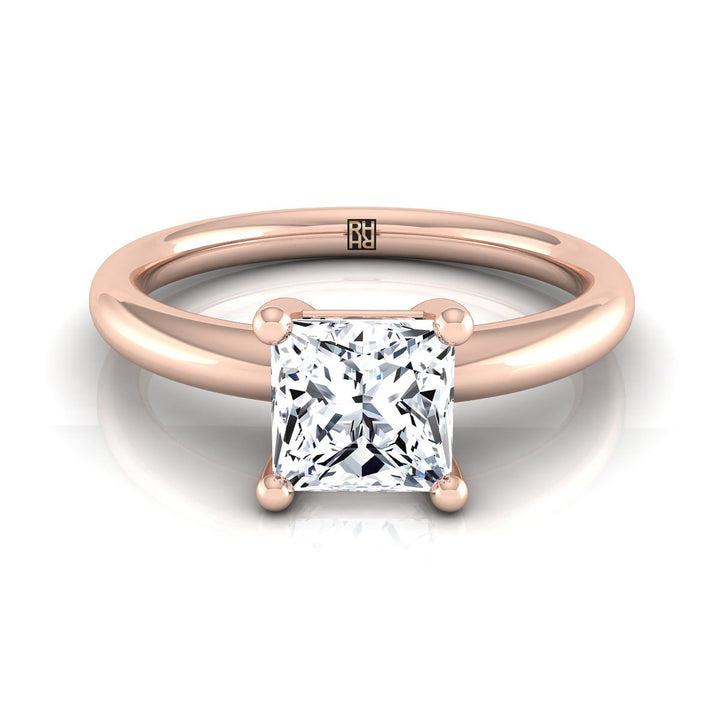 The Tori Select Solitaire Engagement Ring with Lab Diamond in 14K Rose Gold - view 1