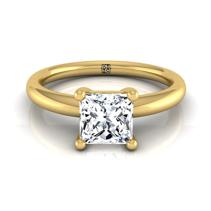 The Tori Select Solitaire Engagement Ring with Lab Diamond in 18K Yellow Gold - view 1